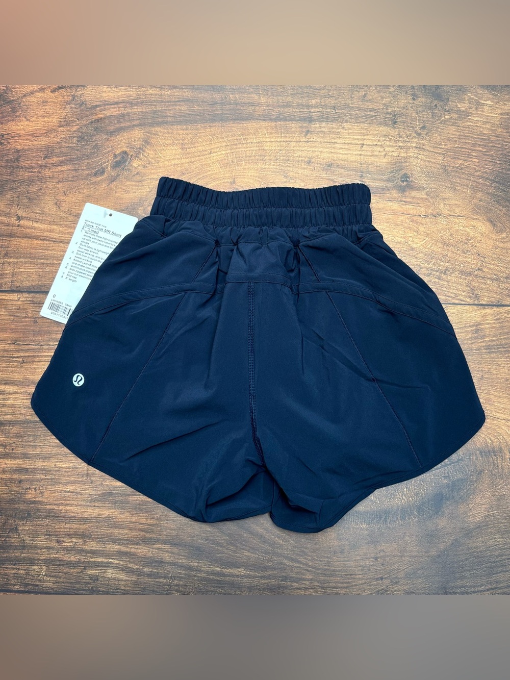 NWT Lululemon Track That Mid Rise Shorts 5" In True Navy Size 0